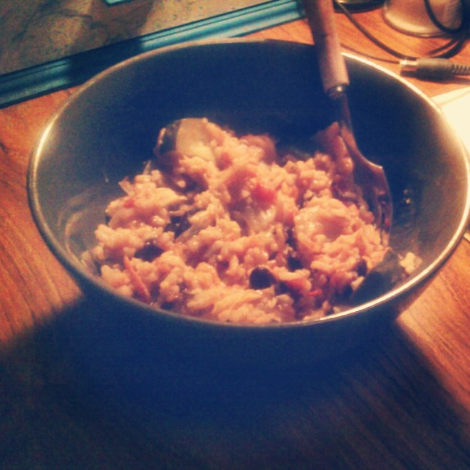 Day 27 - Beans and rice, a meal I will probably be eating a lot more of next semester when I go back to being a full time student! 