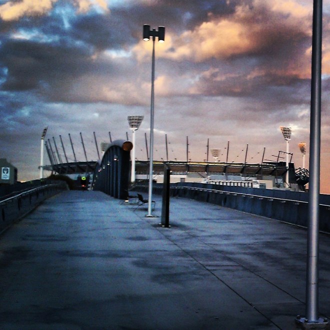 Day 30 - side view of the famous MCG in my way home. I can't believe the challenge will be over tomorrow!