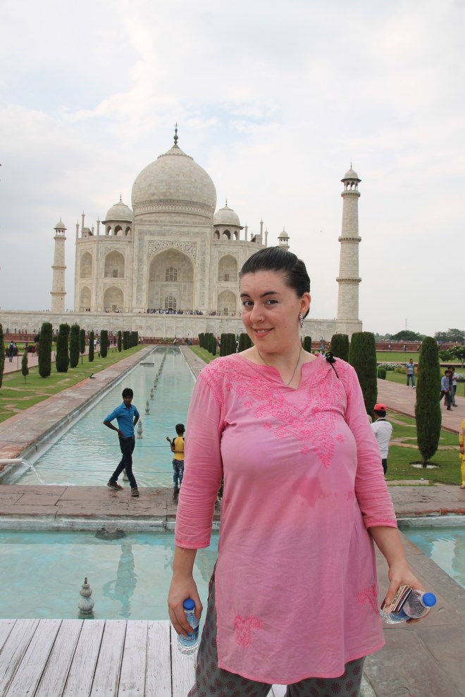 Yep, that's me at the Taj Mahal.